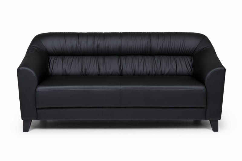 Райт Вуд трехместный диван, ИК Ecotex, 3001 (черный) (1)